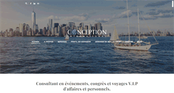 Desktop Screenshot of conception-international.com