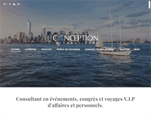 Tablet Screenshot of conception-international.com